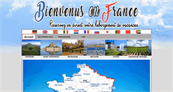 Desktop Screenshot of bienvenusenfrance.com