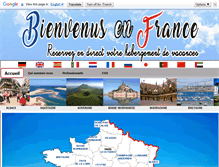 Tablet Screenshot of bienvenusenfrance.com